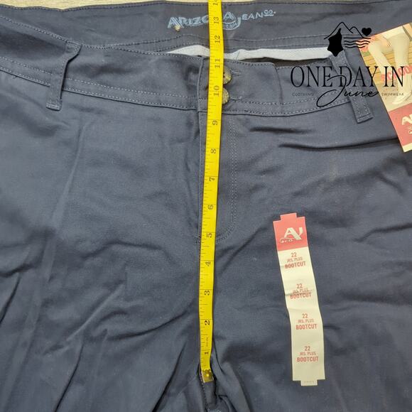 Arizona Jean Co. Juniors Classic Leg School Girl Boot Pants Size 22 - Picture 4 of 6